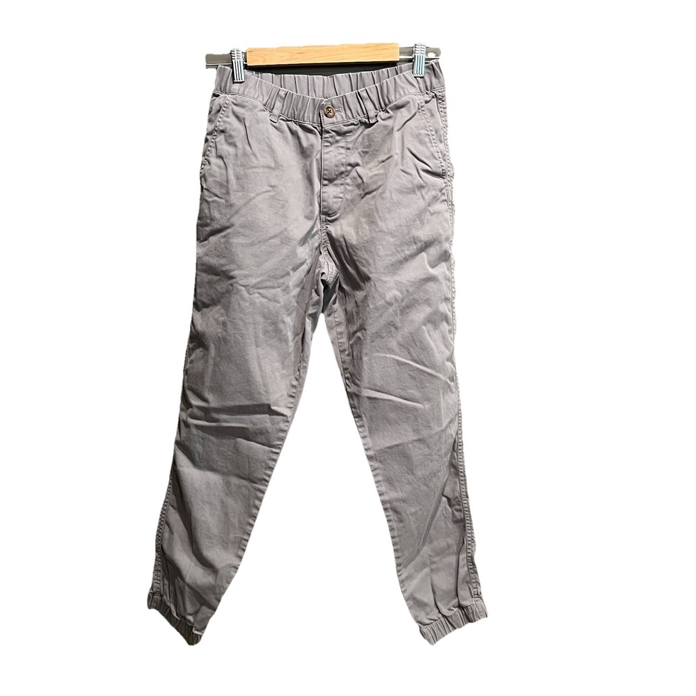 Bearbottom Gray Men's Tapered Chino Ankle Jogger Pants Size Medium‎